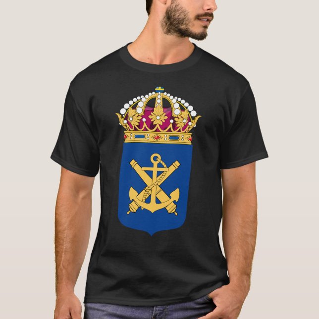 Coat of arms of the Swedish Navy T-Shirt (Front)
