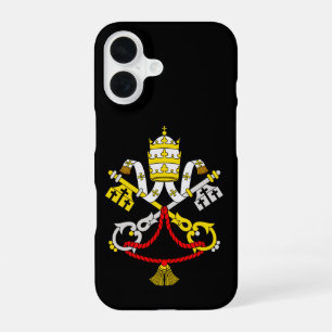 Coat of arms of the Vatican City iPhone 16 Case