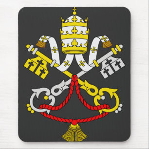 Coat of arms of the Vatican City Mouse Pad