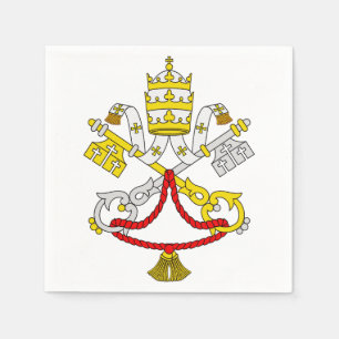 Coat of arms of the Vatican City Napkin