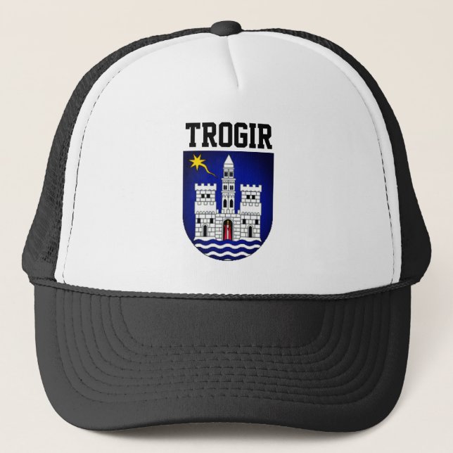 Coat of Arms of Trogir, Croatia Trucker Hat (Front)