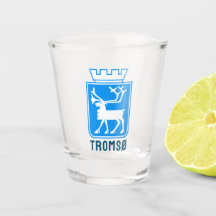 Coat of arms of Tromsø, NORWAY Shot Glass