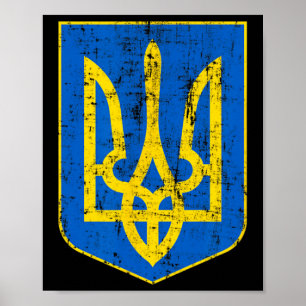 Coat Of Arms Of Ukraine 3  Poster