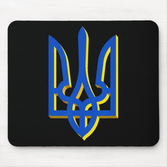 Coat Of Arms Of Ukraine  Mouse Pad (Front)