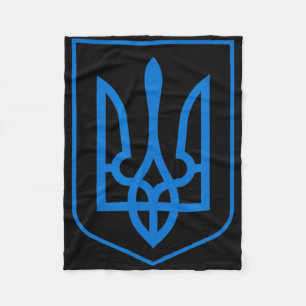 Coat Of Arms Of Ukraine - Slava Ukraini 1 Fleece Blanket