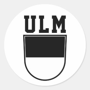 Coat of Arms of Ulm - GERMANY Classic Round Sticker