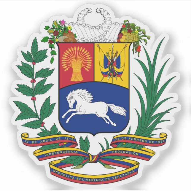 Coat of arms of Venezuela  (Front)