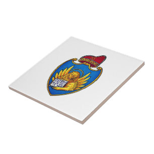 Coat of Arms of Venice, Italy Tile