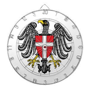 Coat of Arms of Vienna (Austria) Dartboard