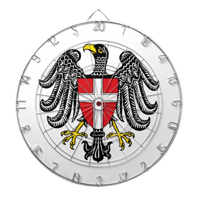 Coat of Arms of Vienna (Austria) Dartboard (Front)
