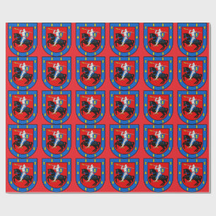 Coat of Arms of Vilnius County Wrapping Paper