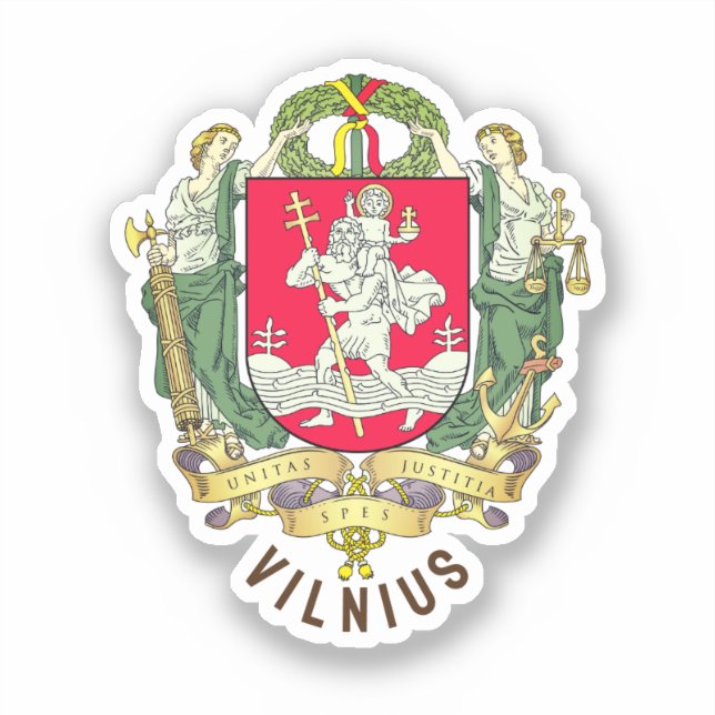 Coat of Arms of Vilnius - LITHUANIA (Front)