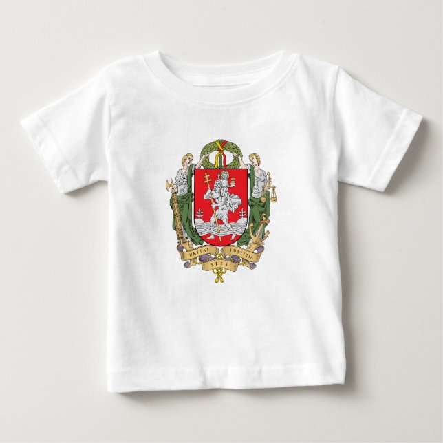 Coat of arms of Vilnius, Lithuania Baby T-Shirt (Front)