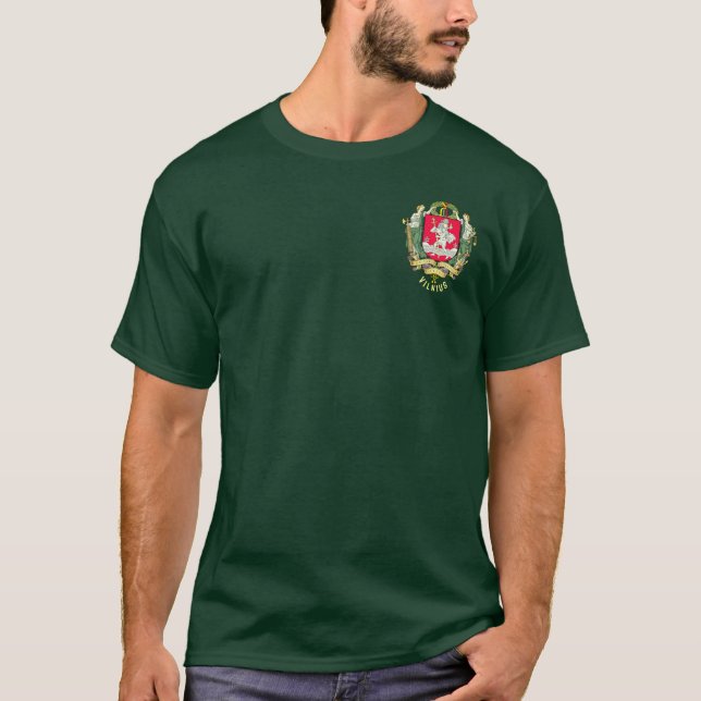 Coat of Arms of Vilnius - LITHUANIA T-Shirt (Front)