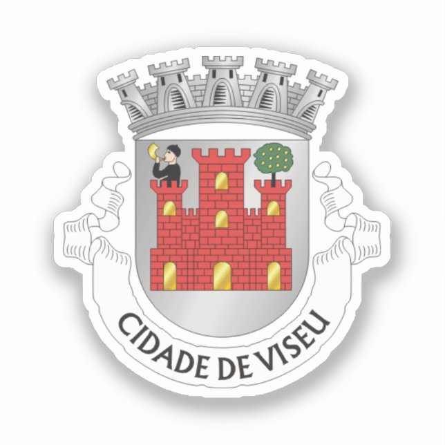 Coat of Arms of Viseu, PORTUGAL (Front)