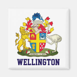 Coat of Arms of Wellington, New Zealand Magnet