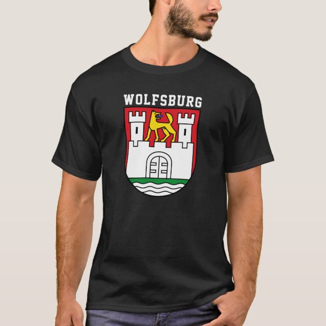 coat of arms of Wolfsburg, Germany T-Shirt (Front)