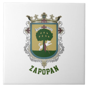 Coat of Arms of Zapopan - Mexico Tile