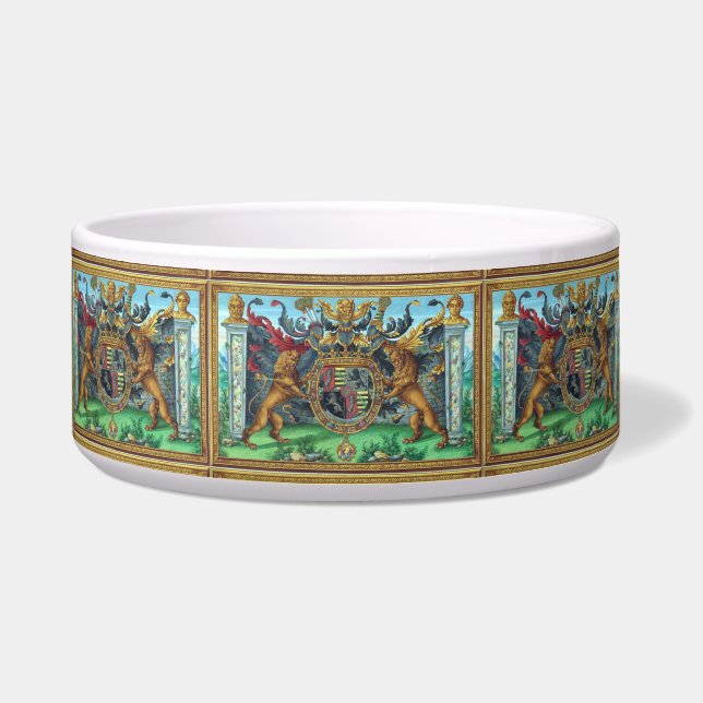 Coat of Arms Pet Bowl (Front)