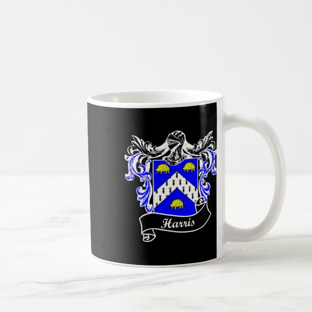 Coat Of Arms Surname Last Name Family Crest  Coffee Mug (Right)