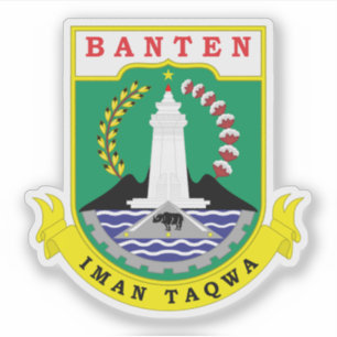 Coat of arms the Banten province, Indonesia