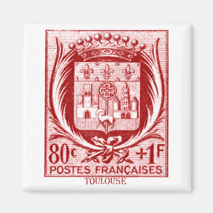 Coat of Arms, Toulouse France Magnet