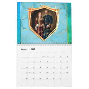 Coat of Arms with Your Photo Mediaeval 2025 Gift Calendar