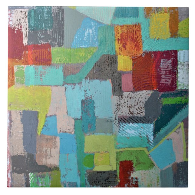 Coat of Many Colours 6 x 6 Ceramic Tile (Front)