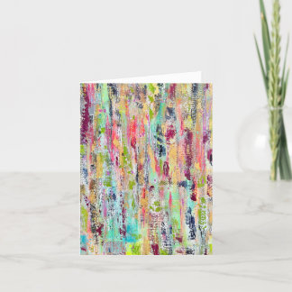 Coat of Many Colours Blank Note Card