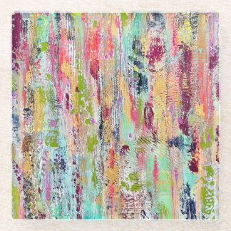 Coat of Many Colours Glass Coaster