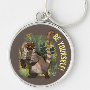 Coatamundi or White Nosed Coati Key Ring