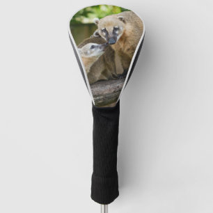 Coati Pup Shares a Tender Moment with Mum Golf Head Cover