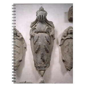 Coats of Arms from the Vecchietti Family (stone) Spiral Notebook