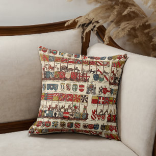 Coats of Arms with Animals Cities of Wallonia Cushion