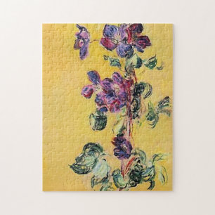 Cobaea scandens Cathedral Bells Monet Fine Art Jigsaw Puzzle
