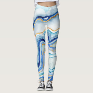Cobalt Agate II Leggings