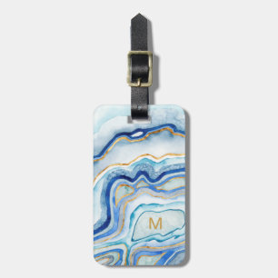 Cobalt Agate II Luggage Tag
