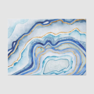 Cobalt Agate II Tissue Paper
