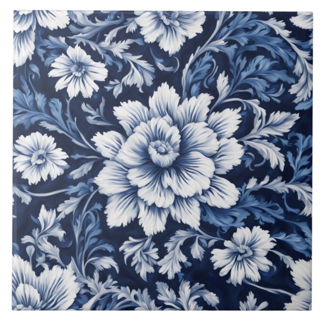 cobalt bloom symphony tile (Front)