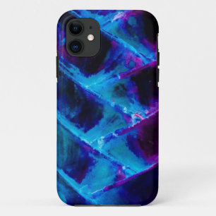Cobalt Blue and Vibrant Purple Colourized Travelle iPhone 11 Case