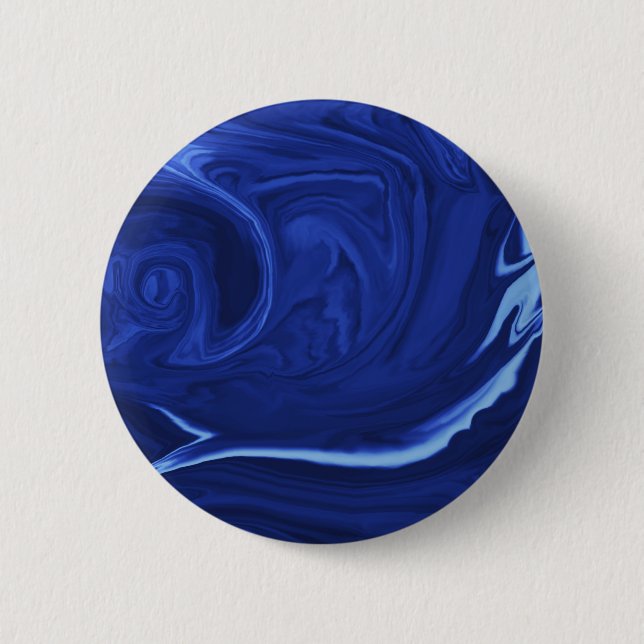 Cobalt blue background Textured Handmade 6 Cm Round Badge (Front)