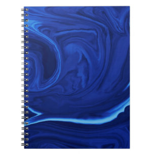 Cobalt blue background Textured Handmade Notebook