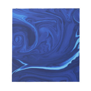 Cobalt blue background Textured Handmade Notepad