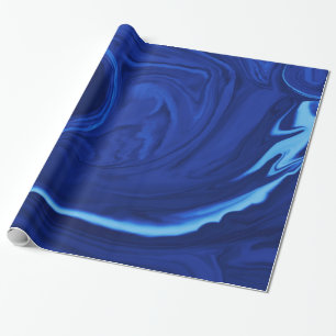 Cobalt blue background Textured Handmade Wrapping Paper