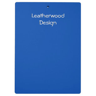 Cobalt Blue Custom Clip Board