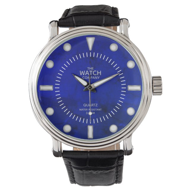 Cobalt Blue Dial Watch (Front)