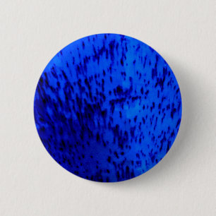 Cobalt Blue Earthenware 6 Cm Round Badge