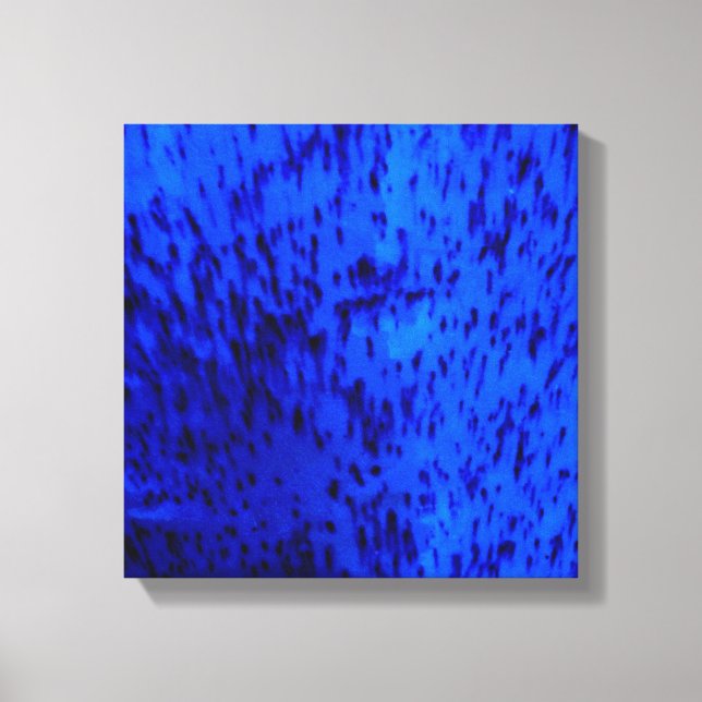Cobalt Blue Earthenware Canvas Print (Front)
