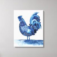 Cobalt Blue Farm Animals - Rooster