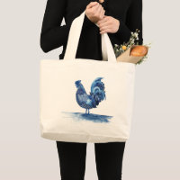 Cobalt Blue Farm Animals - Rooster